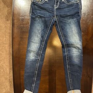 Rock Revival Dark Blue Skinny Jeans